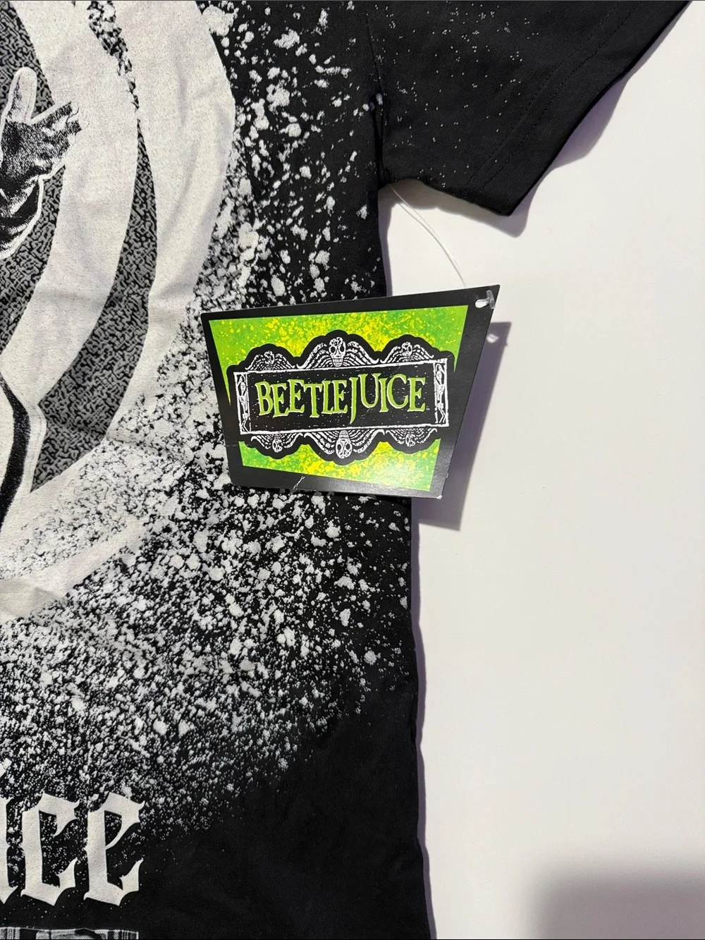 Beetlejuice Graphic Short Sleeve Tee - Black Size   XL